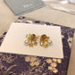 DEM25 New arrive fashion gold color white earring  for woman jewelry beautiful jewelry no with box