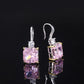 DEM89 2022 Hot sale New arrive pink earring for woman gift color Retro Simple Women's Stud Earrings for woman jewelry