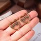 DEM33  New arrive fashion gold color earring  for woman jewelry beautiful jewelry to choose gift