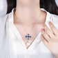 DEM76 new arrive white bead light fashion simulation color treasure two-color Cz pendant necklace  for woman jewelry 16mm