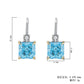 DEM89 2022 Hot sale New arrive pink earring for woman gift color Retro Simple Women's Stud Earrings for woman jewelry