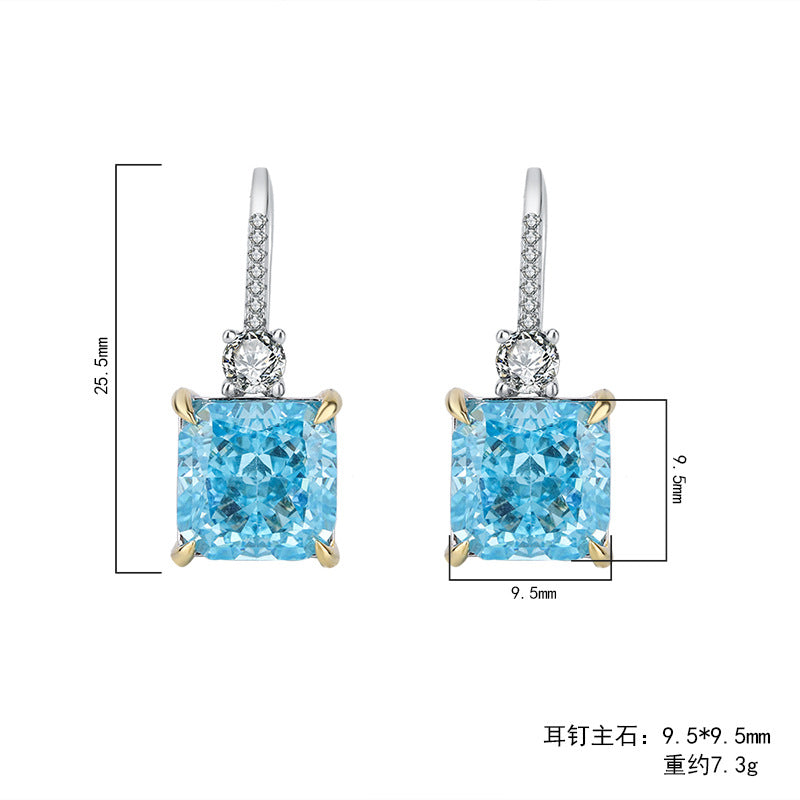 DEM89 2022 Hot sale New arrive pink earring for woman gift color Retro Simple Women's Stud Earrings for woman jewelry