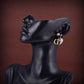 DEM114 Hot sale fashion black color  earrings for woman size jewelry for woman gift