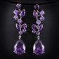 LEM47 Hot Sale Fashion Multi-color Beautiful Women's Earrings Luxury Long Earrings jewelry High-end Dinner Decorations