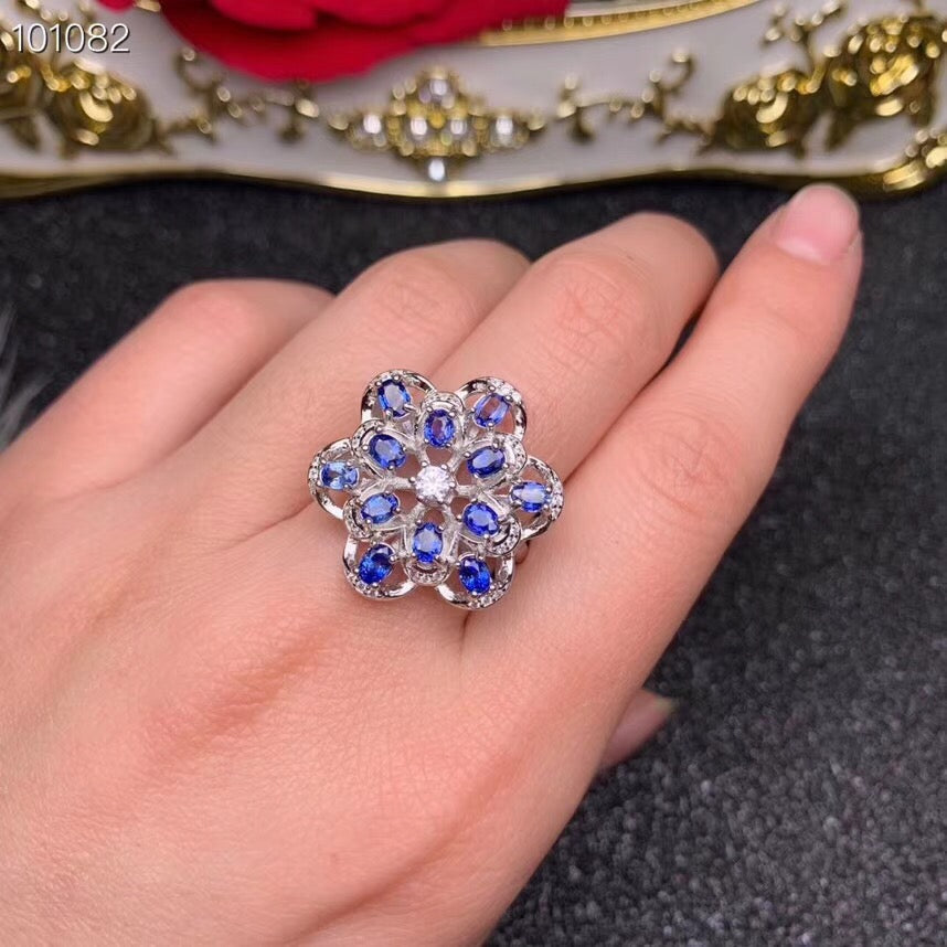 DEM84 hot sale sapphire gemstone pendant for necklace real natural gem good cut birthday anniversary party gift girl fine ornament