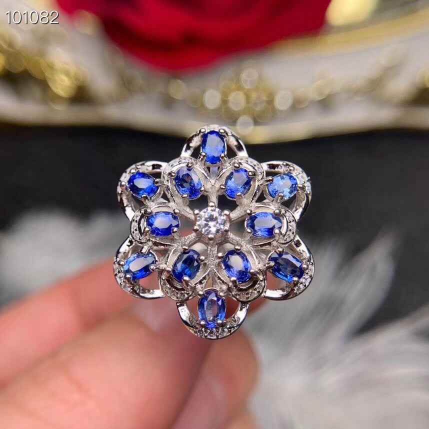 DEM84 hot sale sapphire gemstone pendant for necklace real natural gem good cut birthday anniversary party gift girl fine ornament