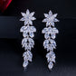 CEM10 New Fashion, High Quality Flower Earrings, Super Flash, Beautiful Crystal Earrings For Women's Jewelry