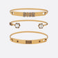 DEM37  New arrive fashion gold color 3pcs bracelet for woman beautiful jewelry to choose gift